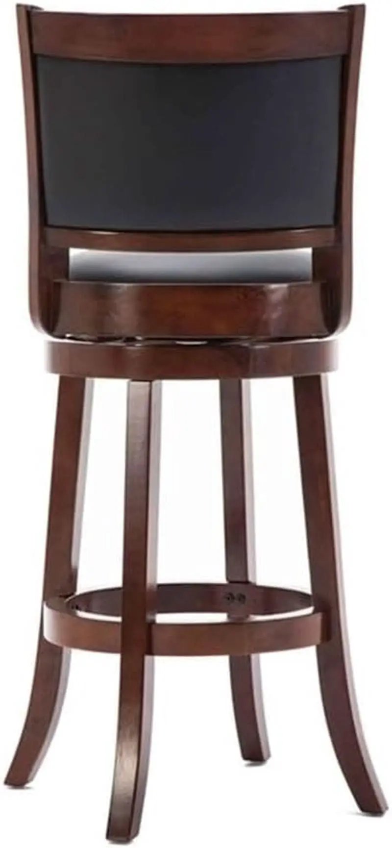 Augusta Bar Height Swivel Kitchen Bar Stool Black Cherry from PriceLows™