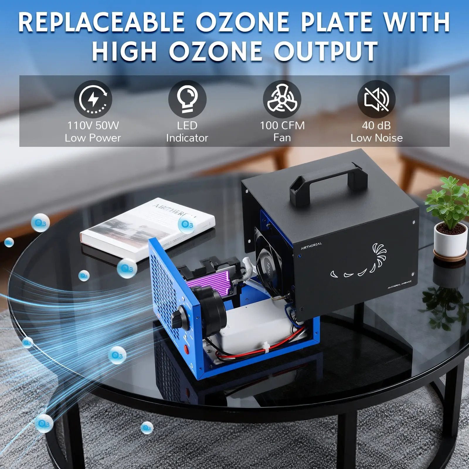 MA5000 Ozone Generator, Replaceable Ozone Plate Option from PriceLows™