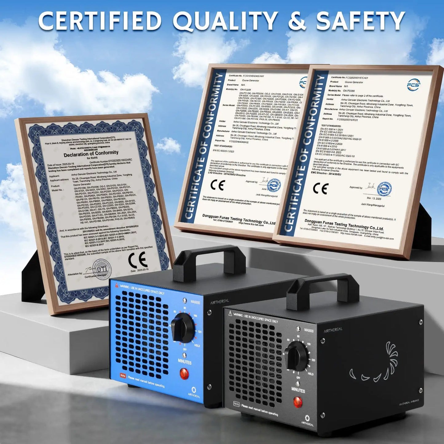 MA5000 Ozone Generator, Replaceable Ozone Plate Option from PriceLows™