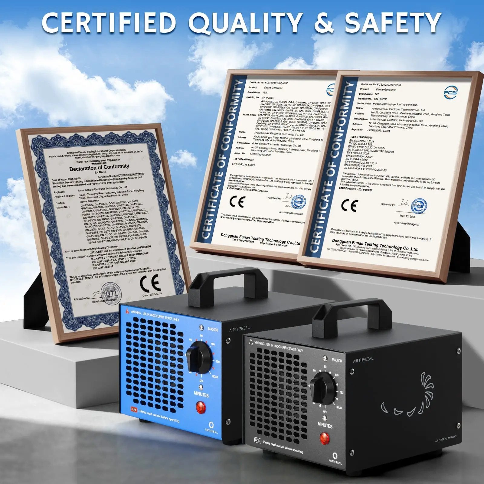 MA5000 Ozone Generator, Replaceable Ozone Plate Option from PriceLows™