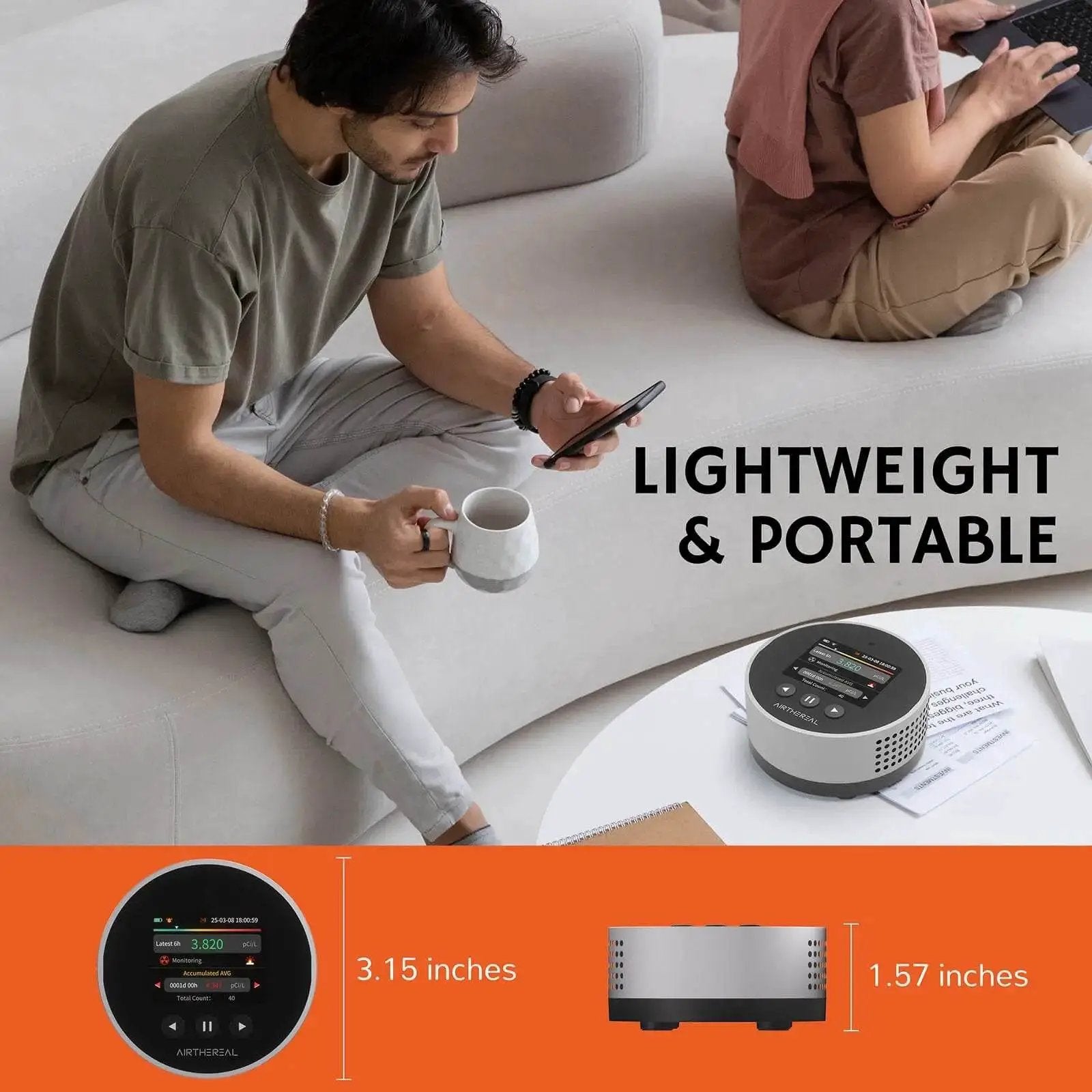 RM-65 Radon Detector for Home Basement from PriceLows™