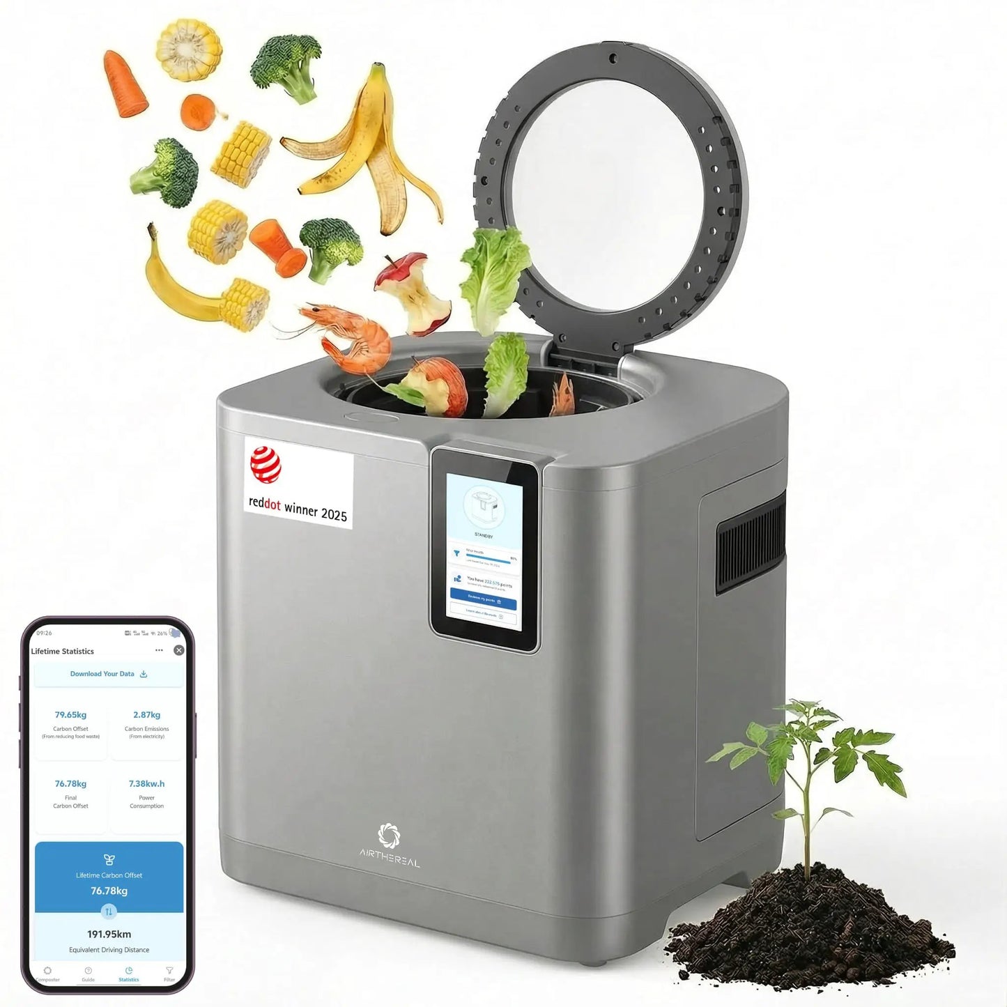 Revive R800 5L WiFi Kitchen Composter from PriceLows™