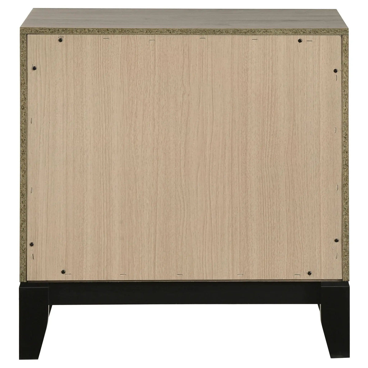 Valen 2-drawer Nightstand Bedside Table Light | 23.5 x 16.25 x 24.75 in | Rubberwood & Engineered Wood | Taupe