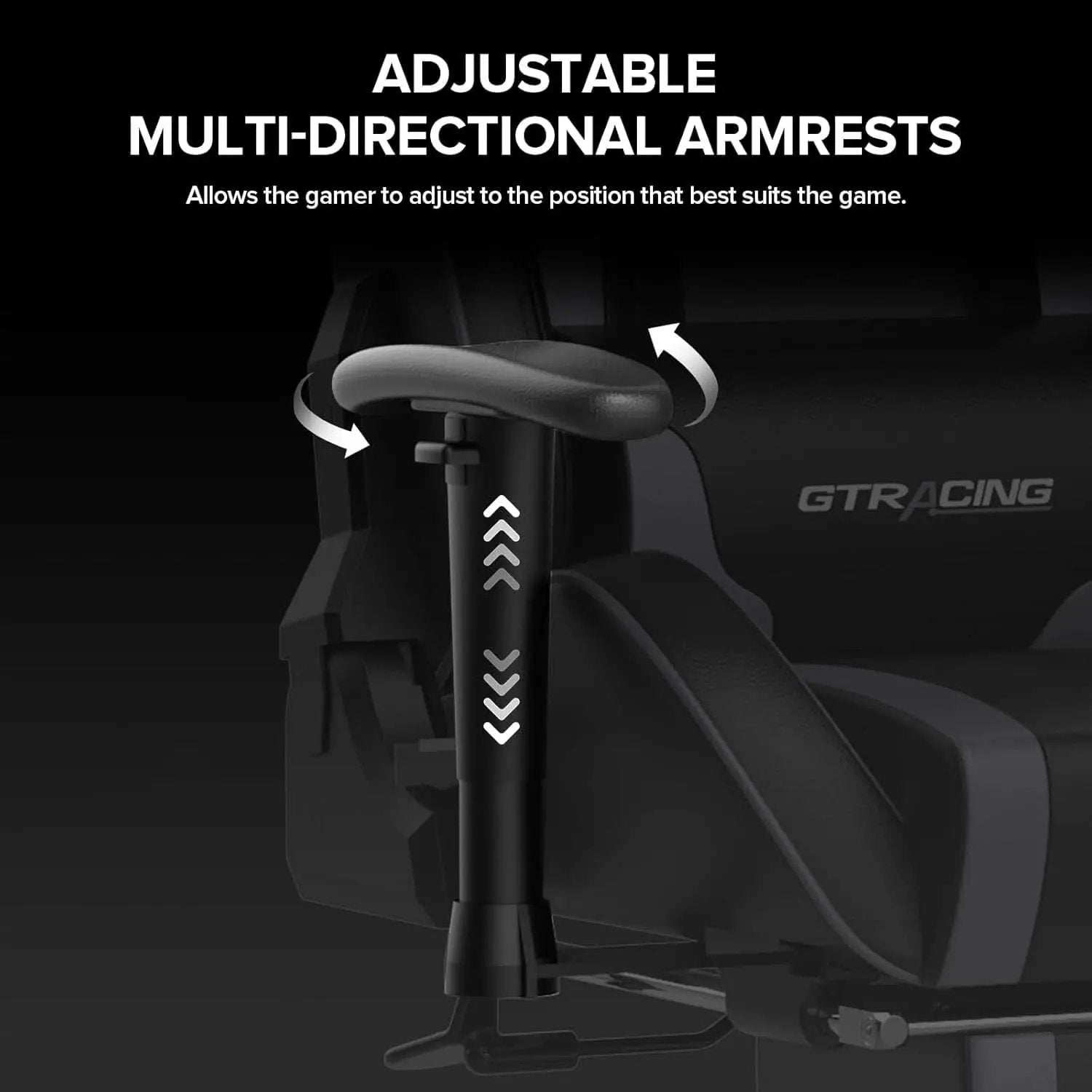 Gray Bluetooth Gaming Chair With Footrest For Home Office from PriceLows™