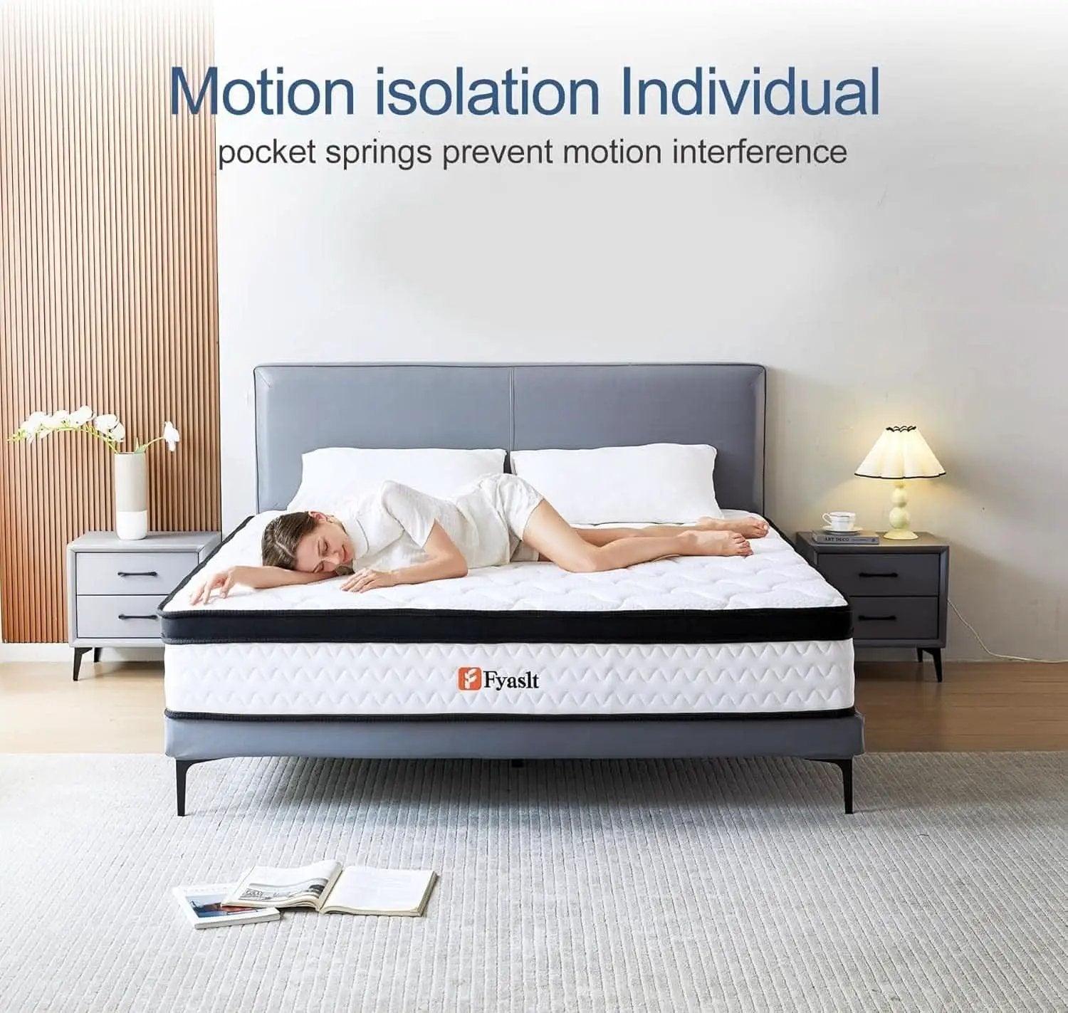 Full Size 10 Inch Hybrid Mattress Certipur US Certified from PriceLows™