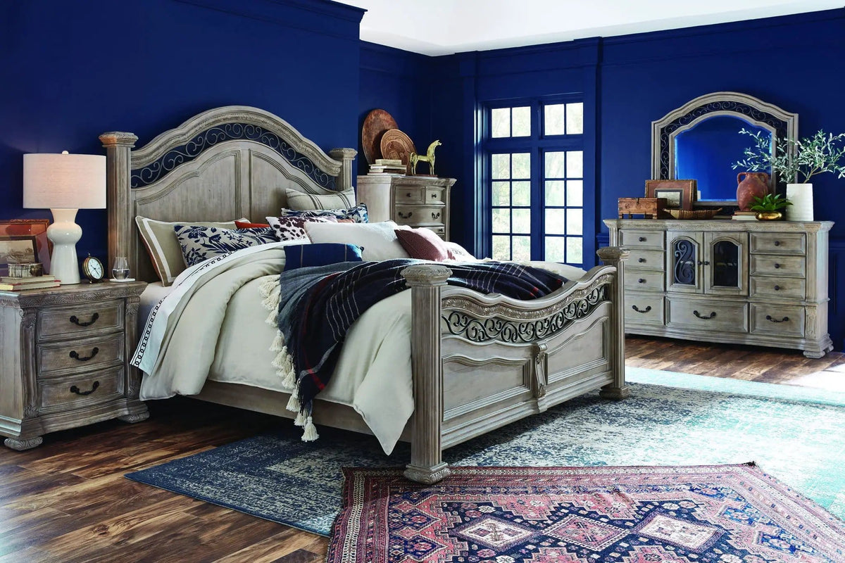 Marisol Panel Bed | 3 Pieces | Bedroom Furniture | Bedroom