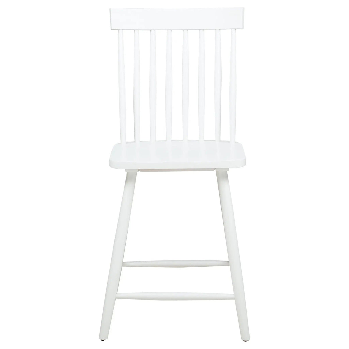 Andrews Windsor Counter Height Dining Side Chair White (Set of 2) Counter Height | 19 x 22.75 x 43.25 in | Rubberwood & Veneer | Dining Room