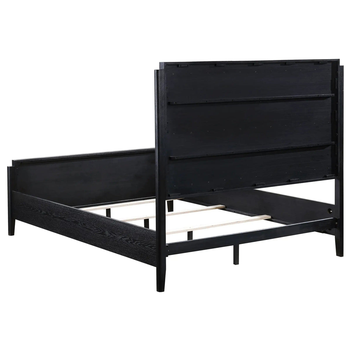 Brookmead Wood Queen Panel Bed | 63.75 x 85 x 60 in | Wood | Black
