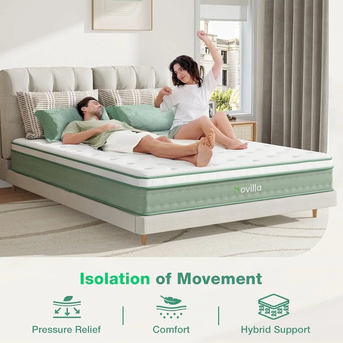 Twin Memory Foam Mattress Therapeutic Ergonomic Design from PriceLows™