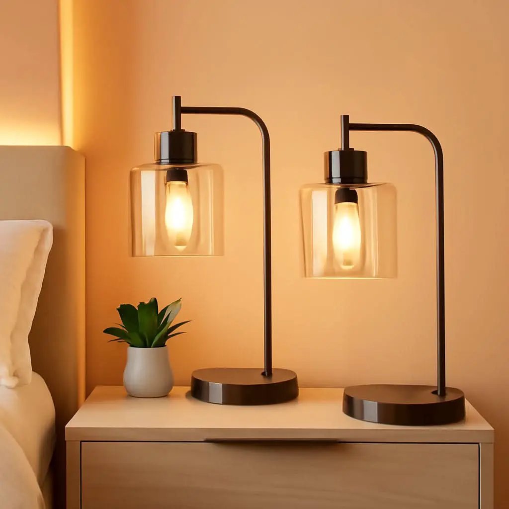 Industrial Touch Table Lamps Set Of 2 Oil Rubbed Bronze from PriceLows™
