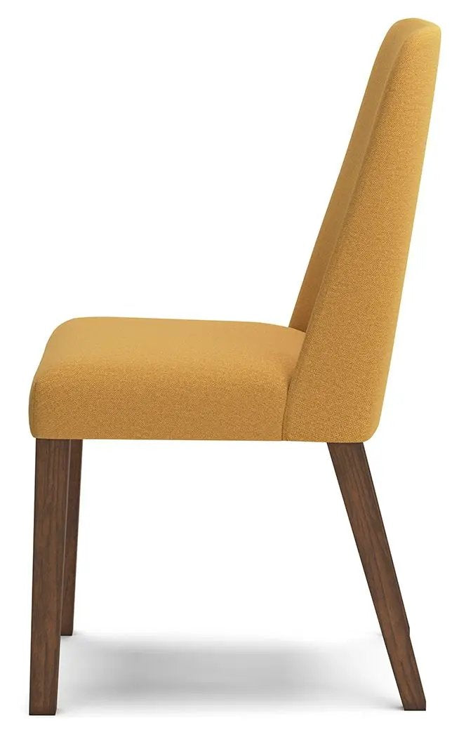 Lyncott Dining Side Chairs | Set Of 2 | Retro Mid-Century Style | Upholstered Seats
