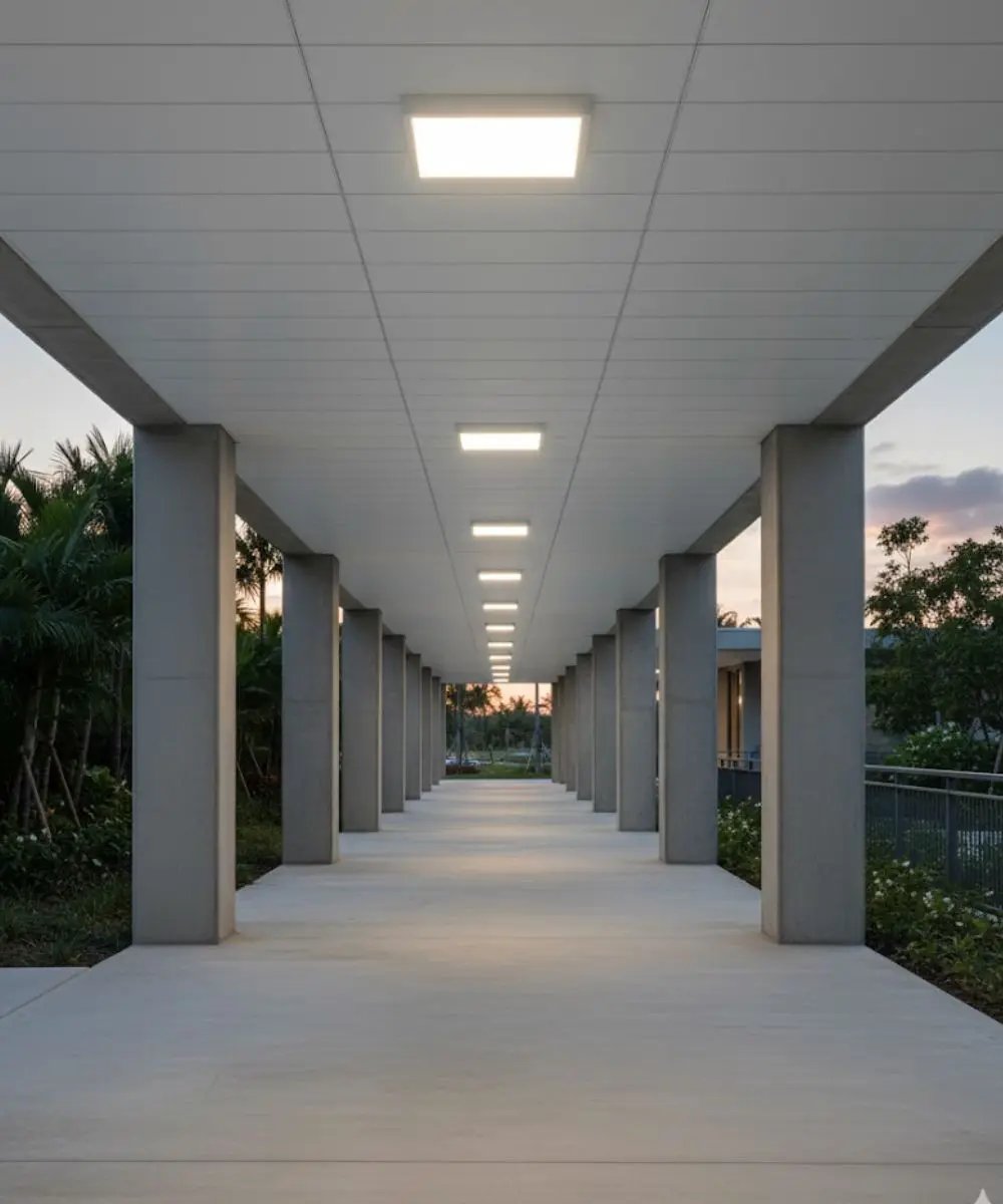 Square LED Flush Mount Light | 11 Inch Wide | Energy Star Certified