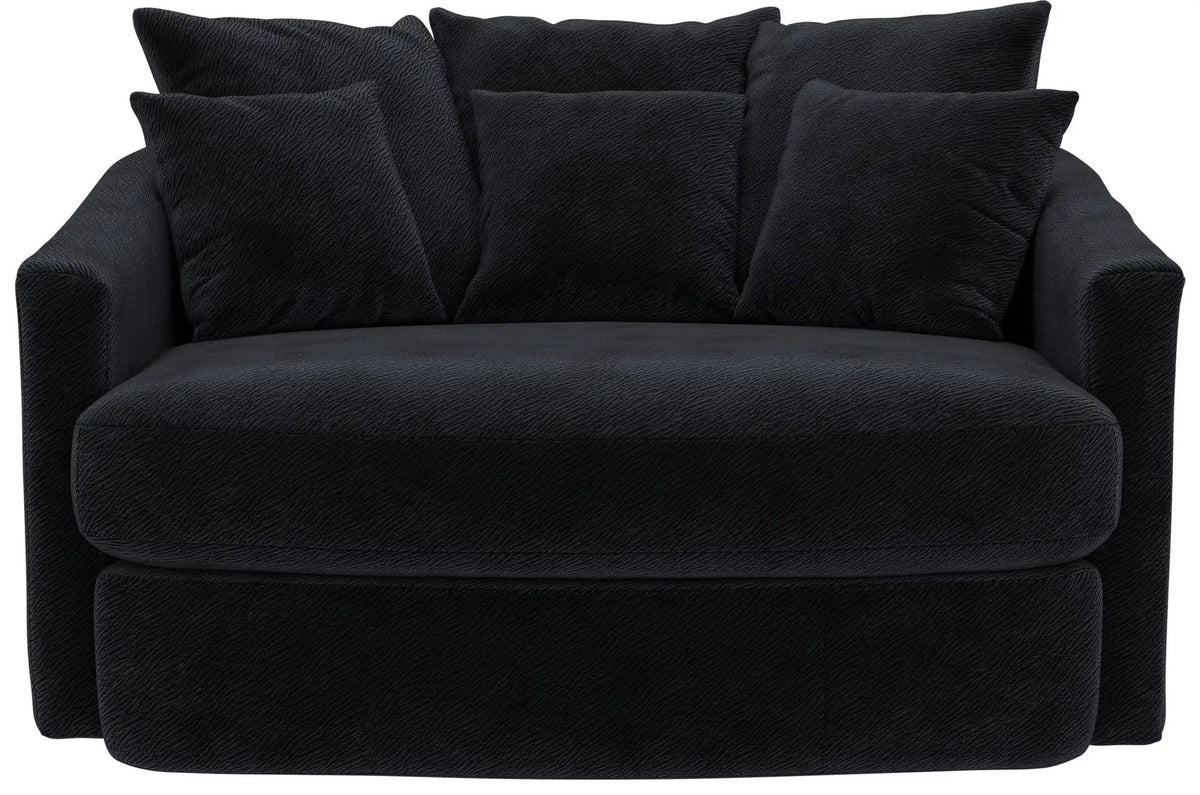 Matty Round Accent Cuddle Chaise | 3 Pieces | Living Room Furniture | Living Room