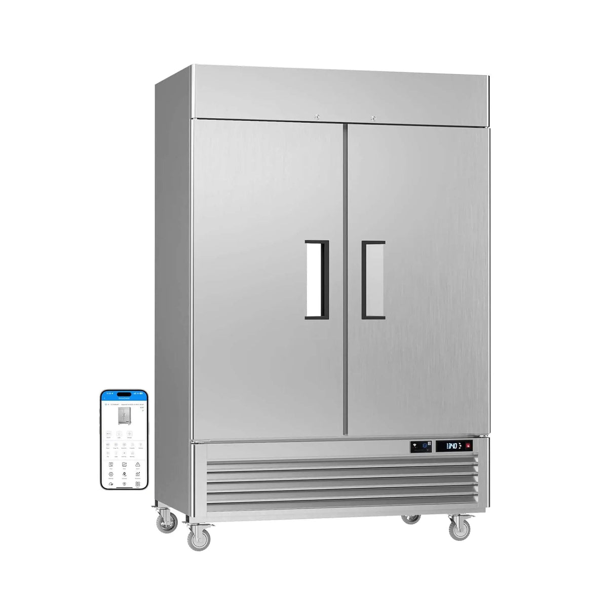 54-Inch Commercial 49 Cu.Ft 2-Door WiFi Refrigerator With Smart App Control | 54 Inch | 2-Door | Home