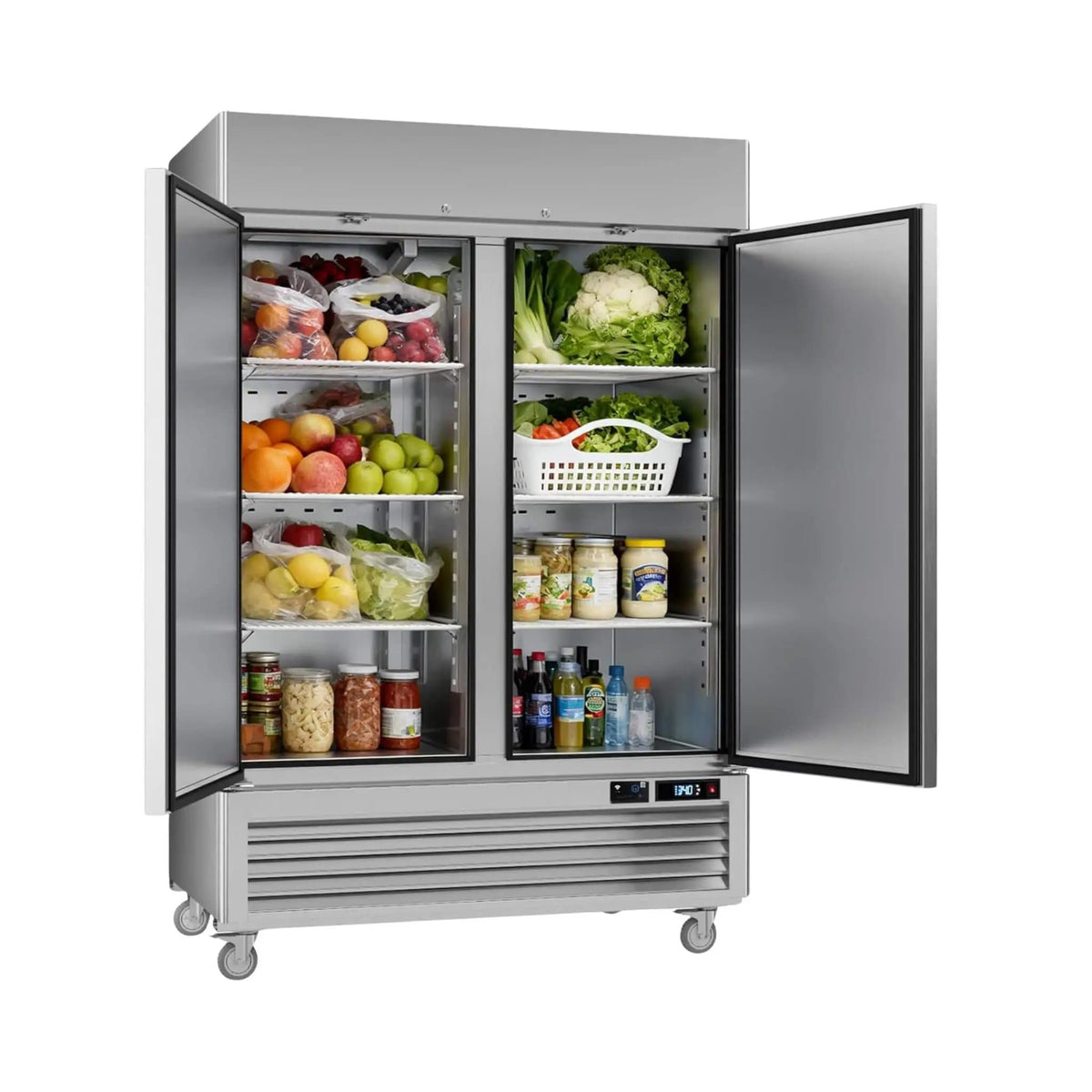 54-Inch Commercial 49 Cu.Ft 2-Door WiFi Refrigerator With Smart App Control | 54 Inch | 2-Door | Home