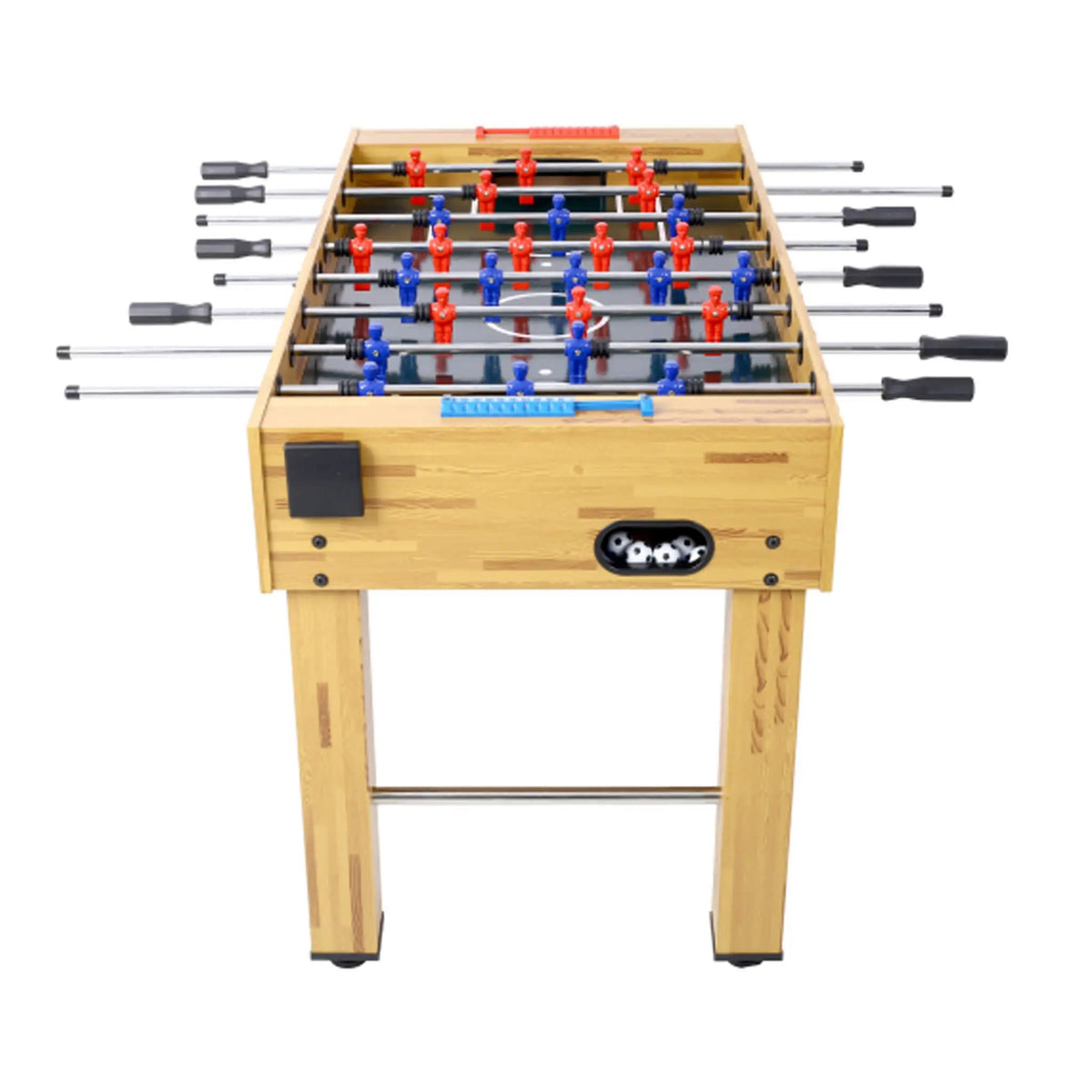 Foosball Table | 54 Inch Hurricane Model | Light Cherry Finish | Accessories Included