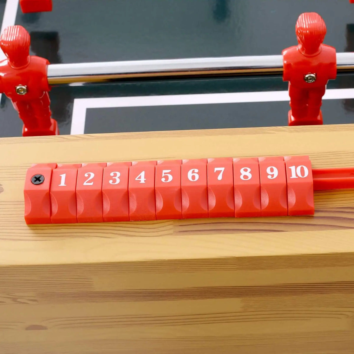 Foosball Table | 54 Inch Hurricane Model | Light Cherry Finish | Accessories Included