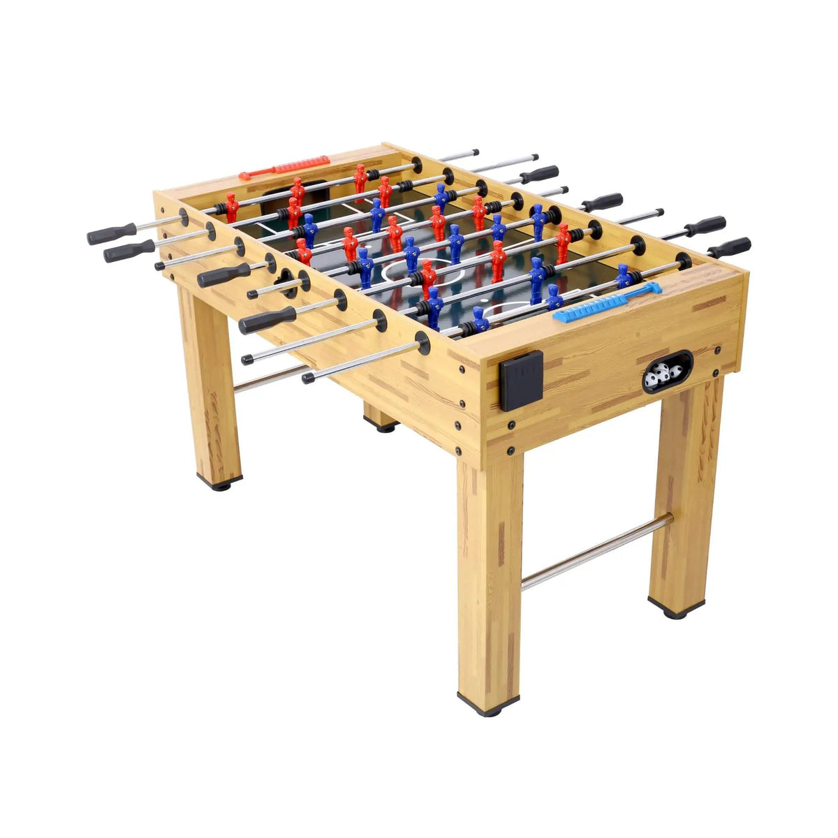 Foosball Table | 54 Inch Hurricane Model | Light Cherry Finish | Accessories Included