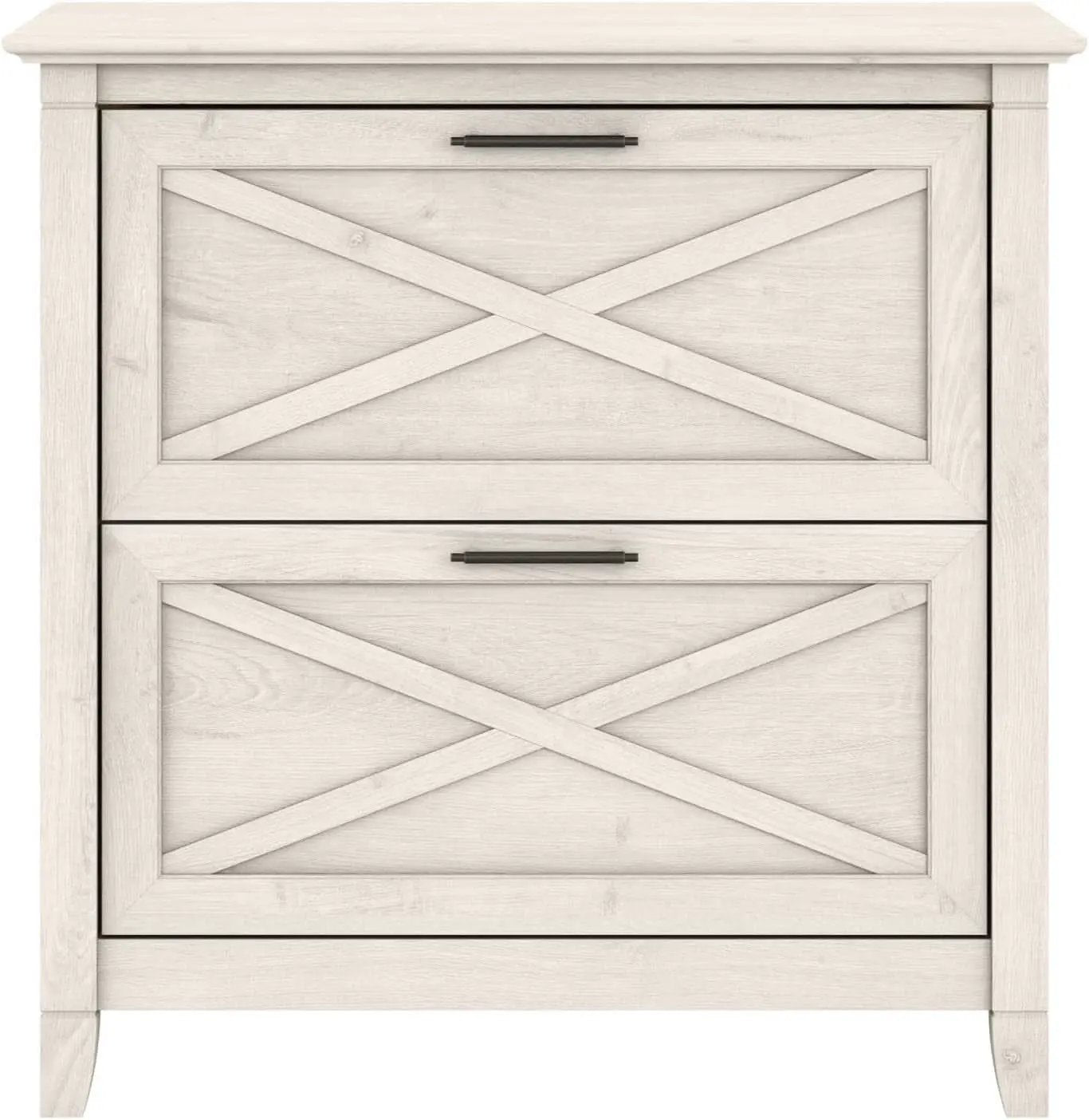 Key West 2 Drawer Lateral File Cabinet Linen White Oak from PriceLows™