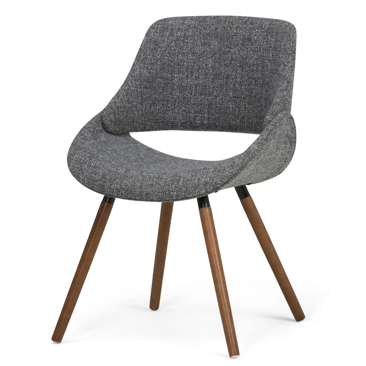 Malden Upholstered Bentwood Dining Chair | Mid Century Modern | Solid And Engineered Wood | High Density Foam