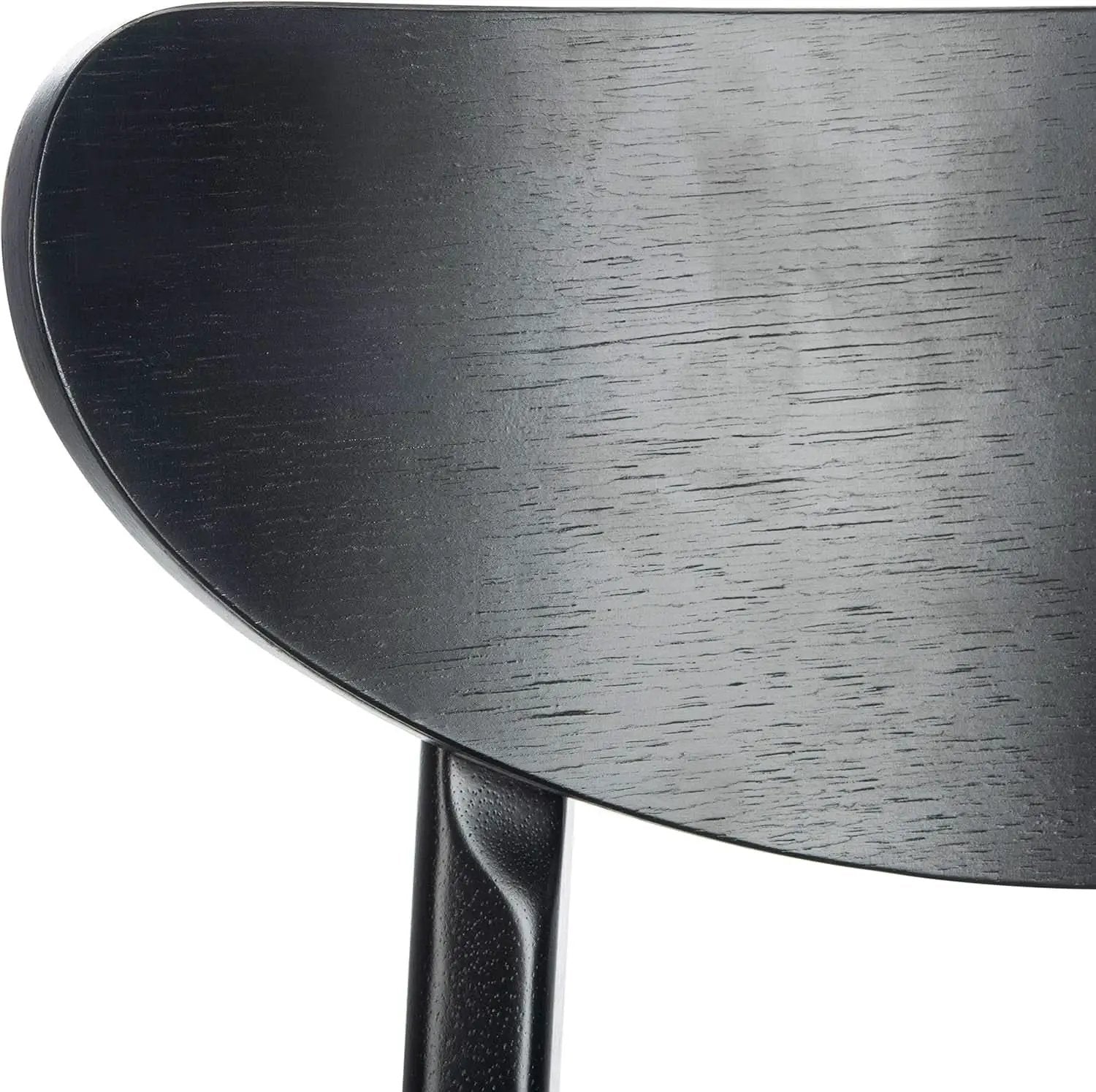 Home Lucca Retro Black And Grey Cushion Dining Chair Set 2 from PriceLows™
