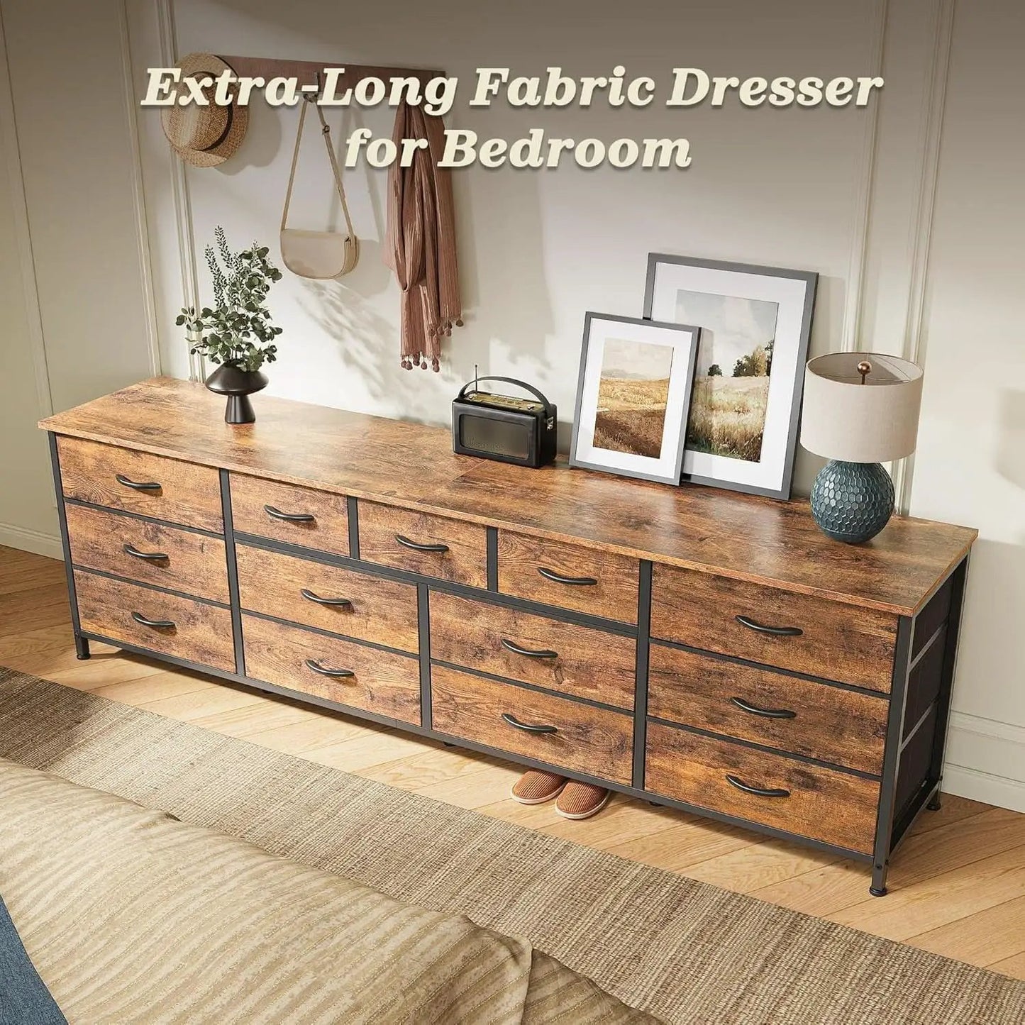 70 Inch Dresser TV Entertainment Center With Drawers from PriceLows™