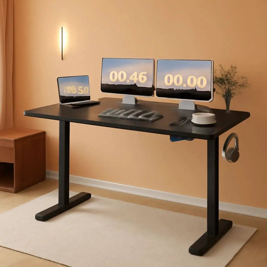Electric Height Adjustable Standing Desk 55 X 24 Inches from PriceLows™