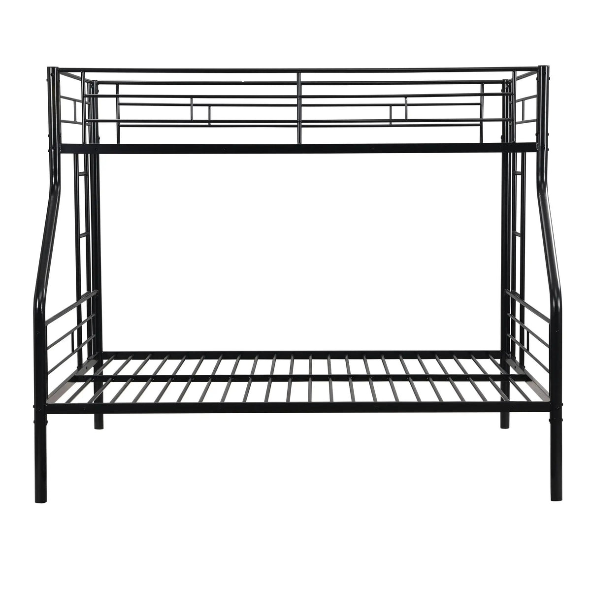 Modern Metal Bunk Bed | Steel Frame | Safe Stairs | Space-Saving Design
