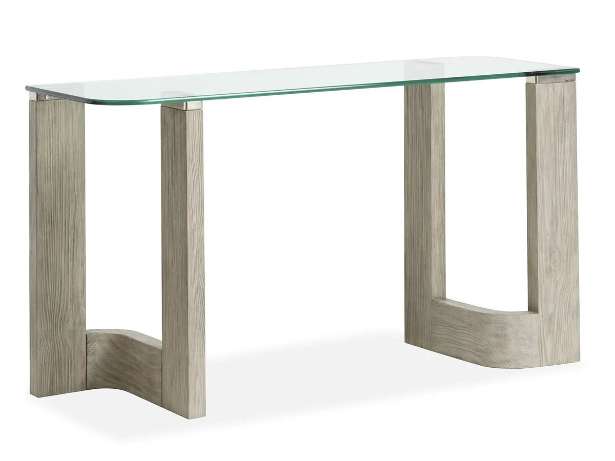 Bartlett Rectangular End Table | Smokey Pine Finish | Modern Contemporary Style | 26 Inch Width