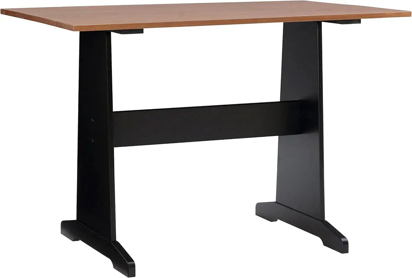 Black Pecan Five Seat Dining Set With Storage Benches from PriceLows™