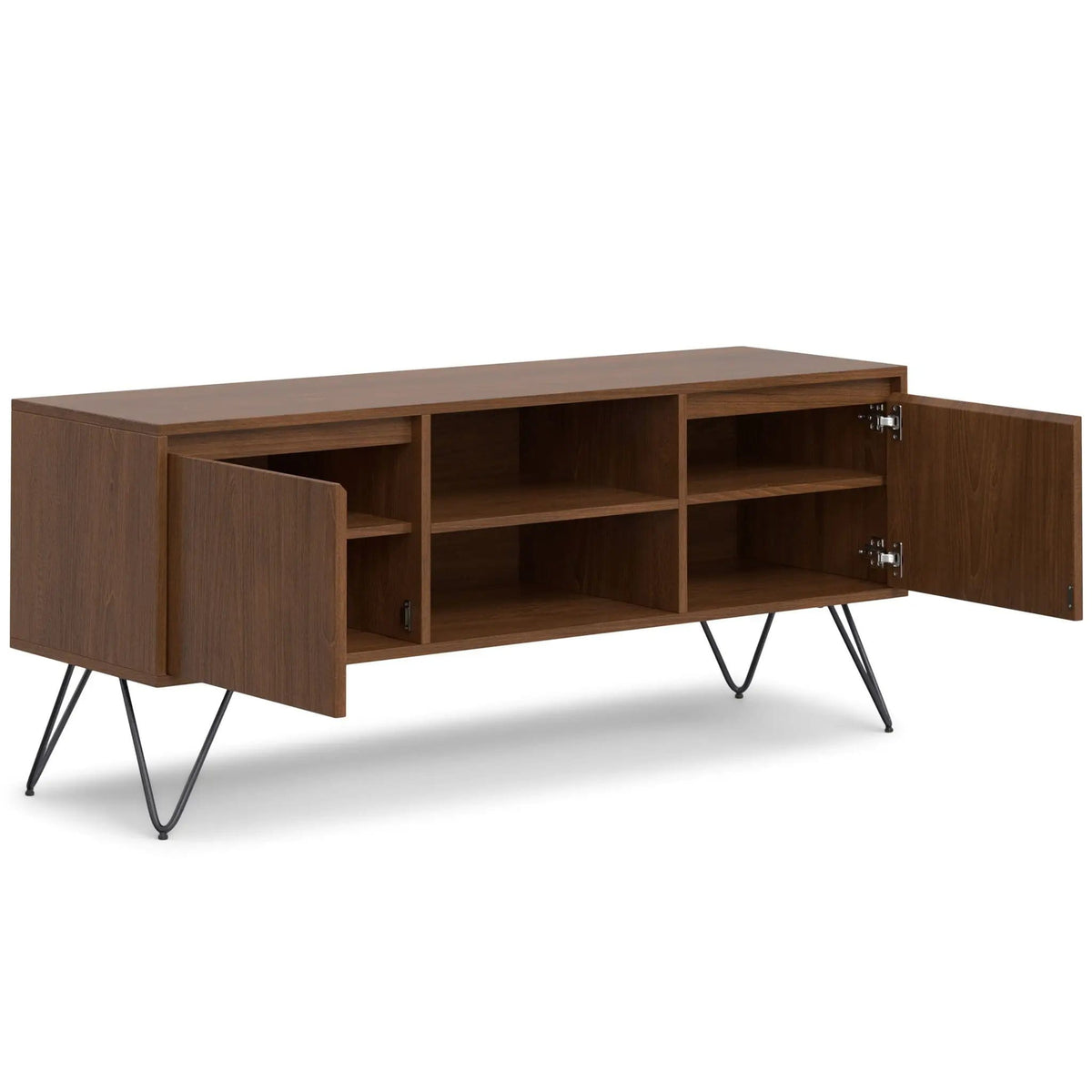 Hunter Handcrafted TV Media Stand | 3 Pieces | Iron & Metal | Living Room