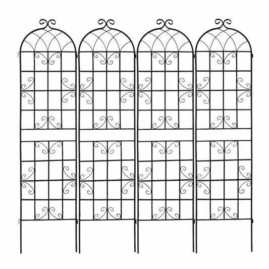 Metal Garden Trellis | Rustproof | 80 Inch Width | Single Or Double Use