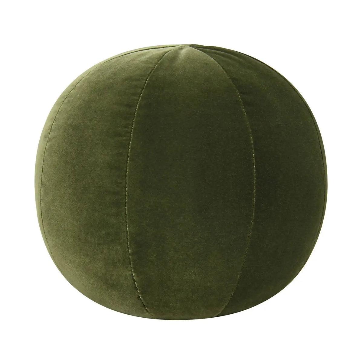 Luna Round Ball Throw Pillow | Faux Sheepskin Cover | 12 Inch Diameter | Durable Foam Insert