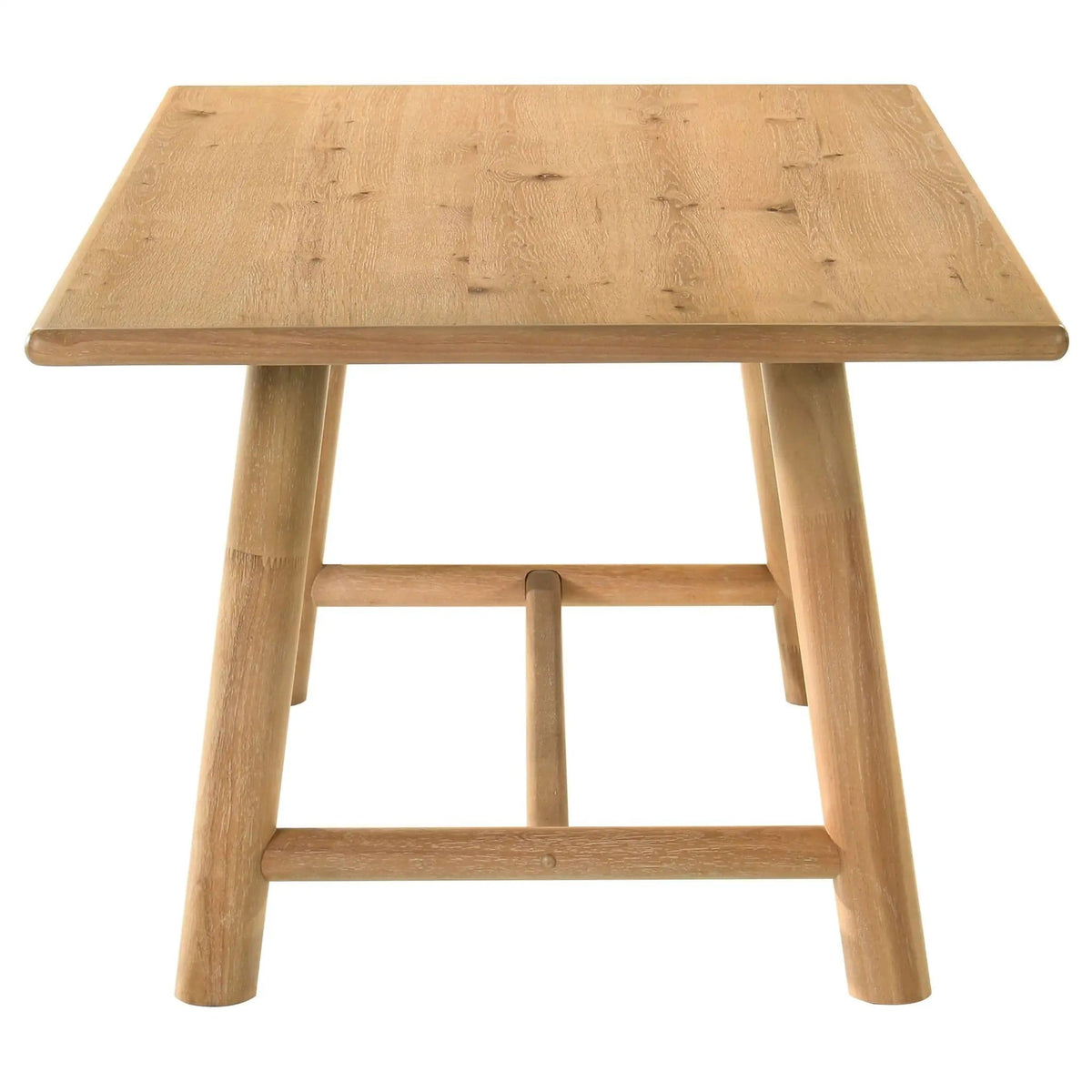 Duncan 7-piece Rectangular Wood Dining Table Set Washed | 7-Piece Set | Solid Wood & Rubberwood | Oak