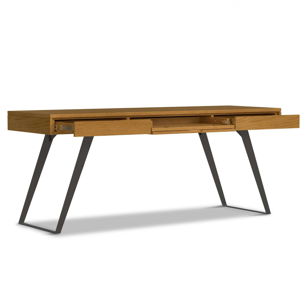 Lowry Handcrafted Desk | 5 Pieces | Metal | Home Office