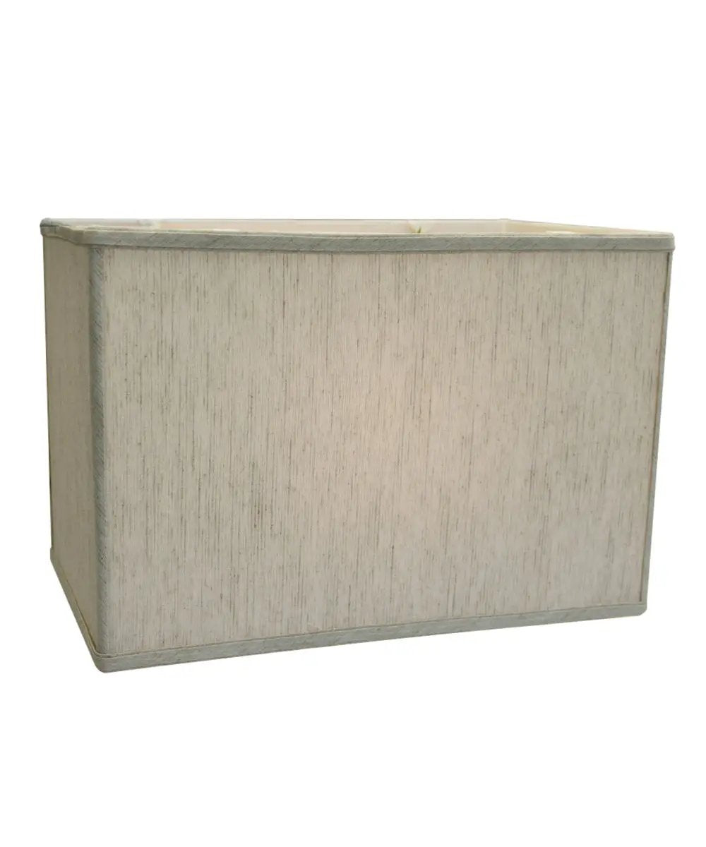 Rectangular Drum Lampshade | 16X11 Inches | Linen Fabric | Oatmeal