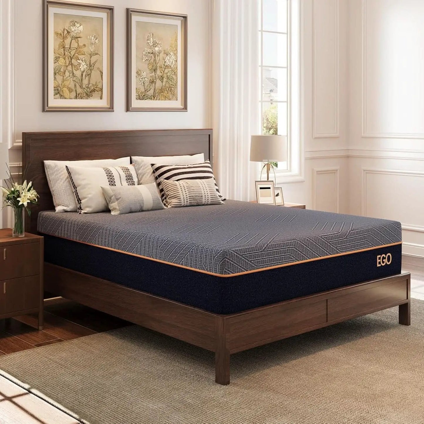 Queen Twelve Inches Gel Cooling Technology Pro Mattress from PriceLows™