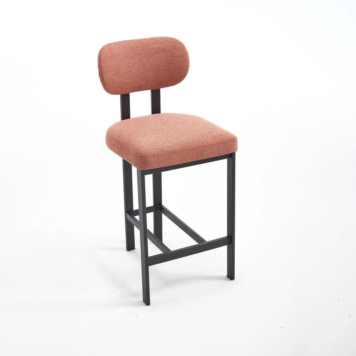 Modern Counter Height Stools (Set of 2) | 2 Pieces | Fabric & Metal | Home