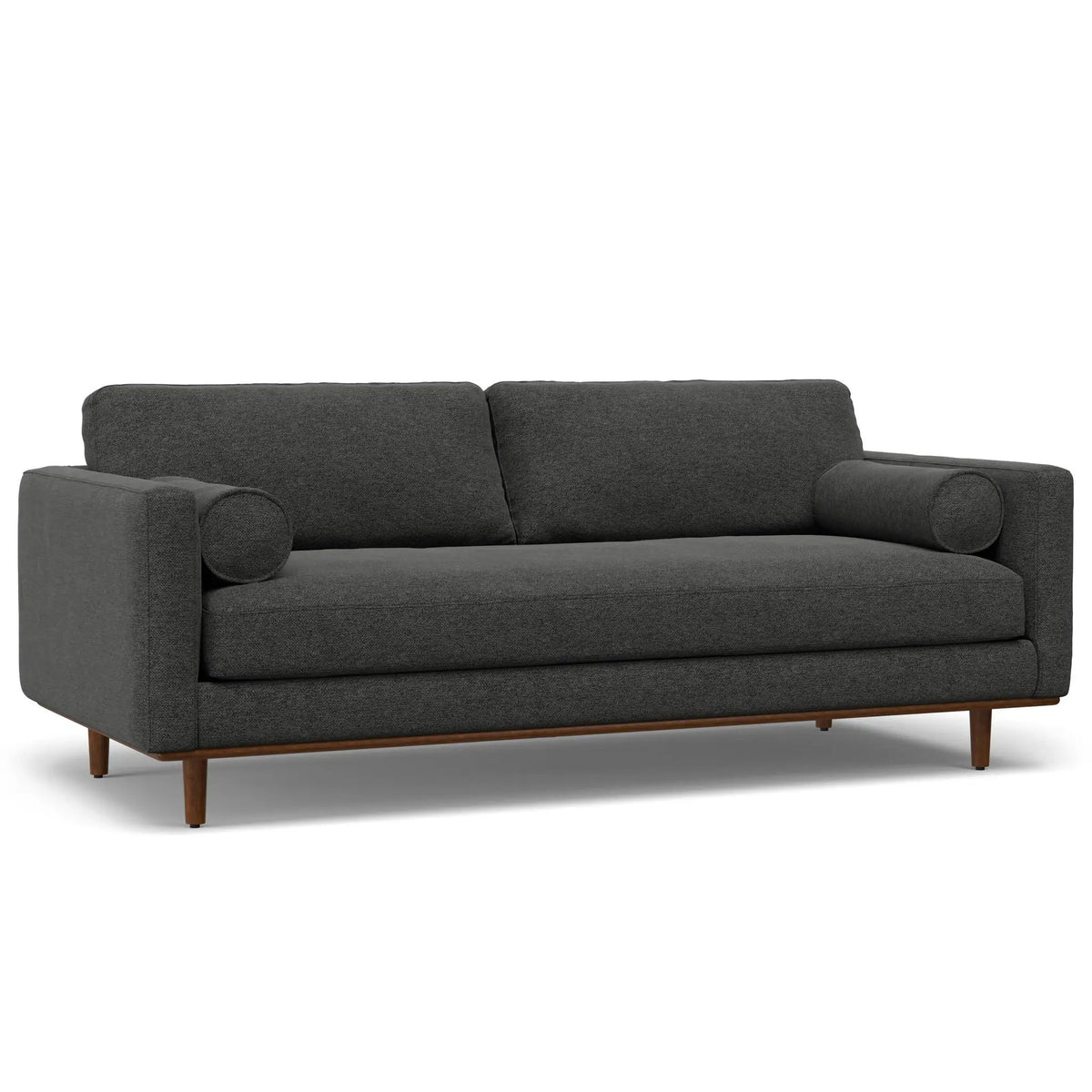 Morrison Upholstered Sofa | Recycled Blend Fabric | Single Bench Seat Cushion | 72 Inch Length
