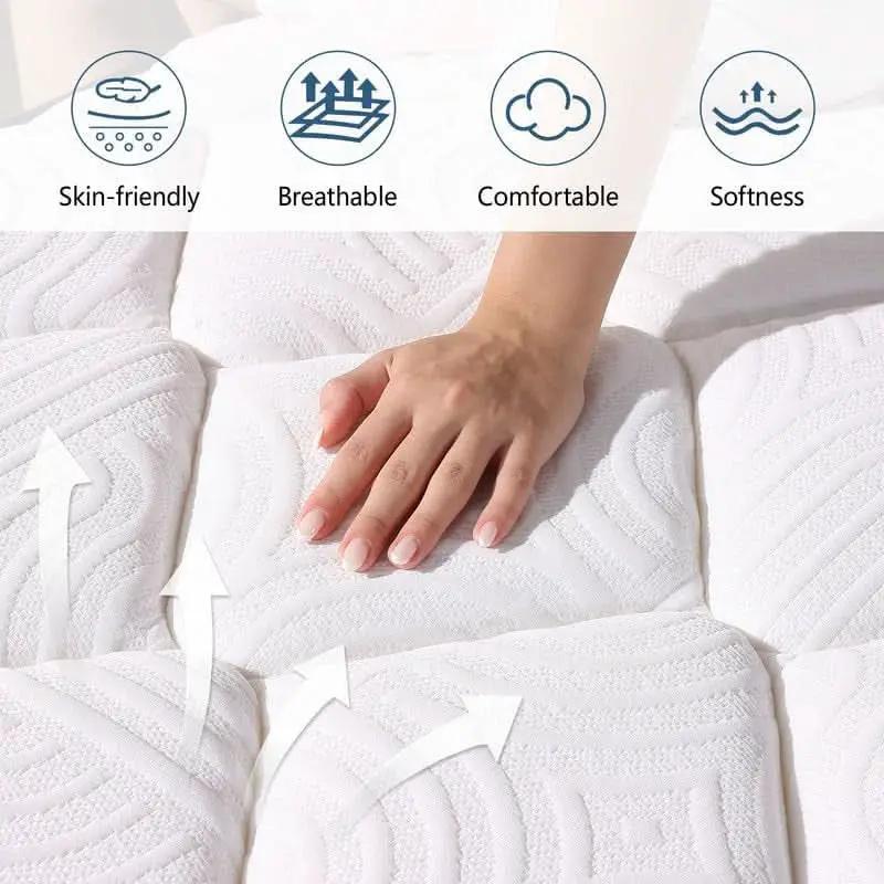 Full-Size 10-Inch Hybrid Memory Foam Mattress Pressure-Relief from PriceLows™