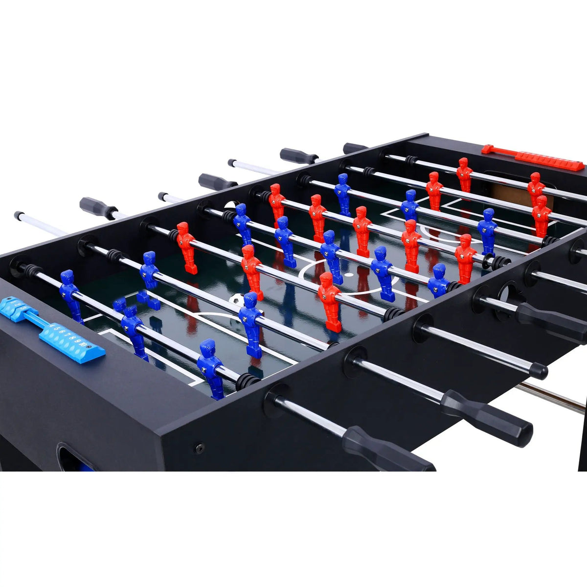 Hurricane Foosball Table | Engineered Wood | Steel Rods | Indoor Gaming