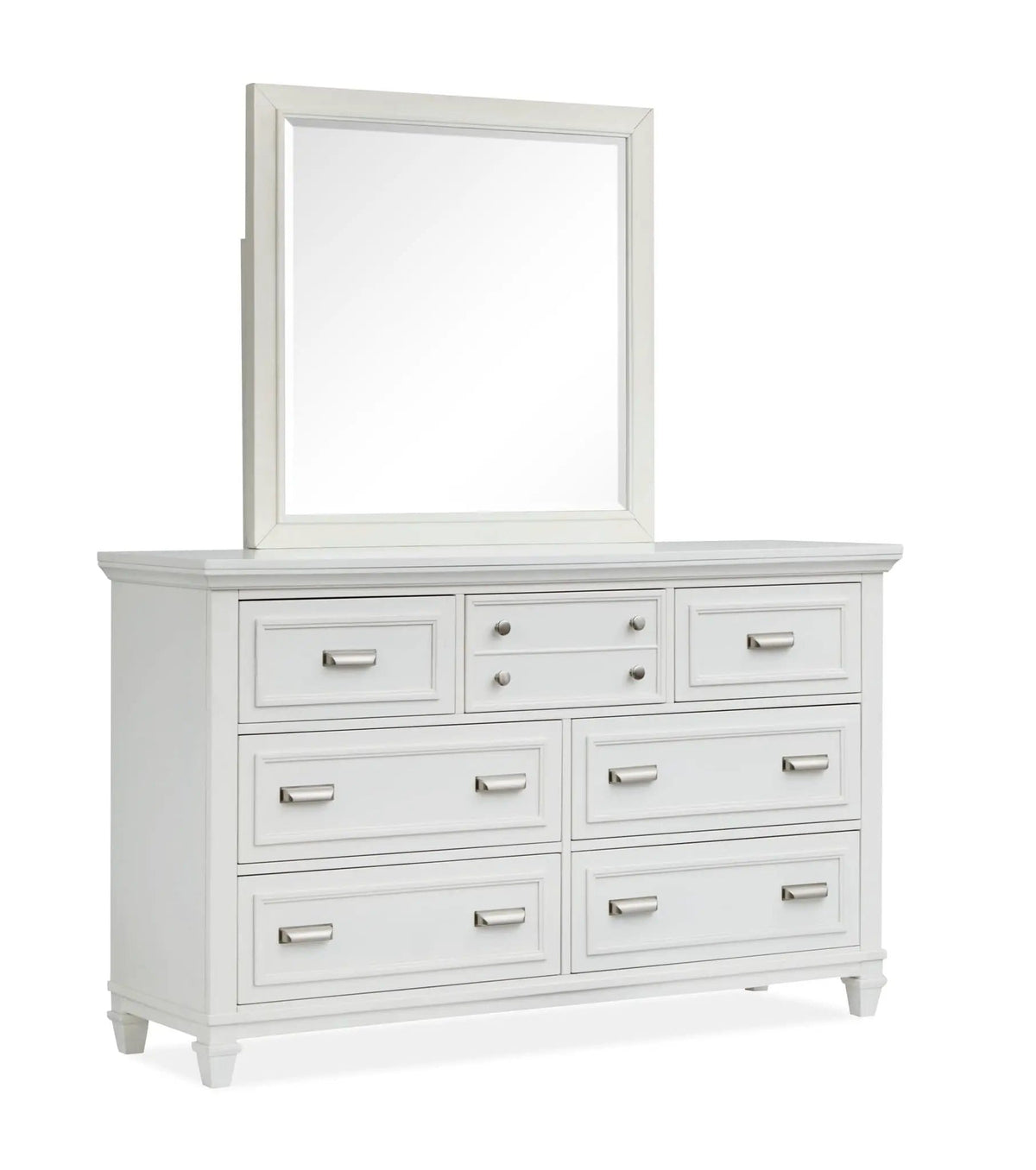 Charleston Drawer Dresser With Landscape Mirror | 2 Pieces | Bedroom Furniture | Bedroom