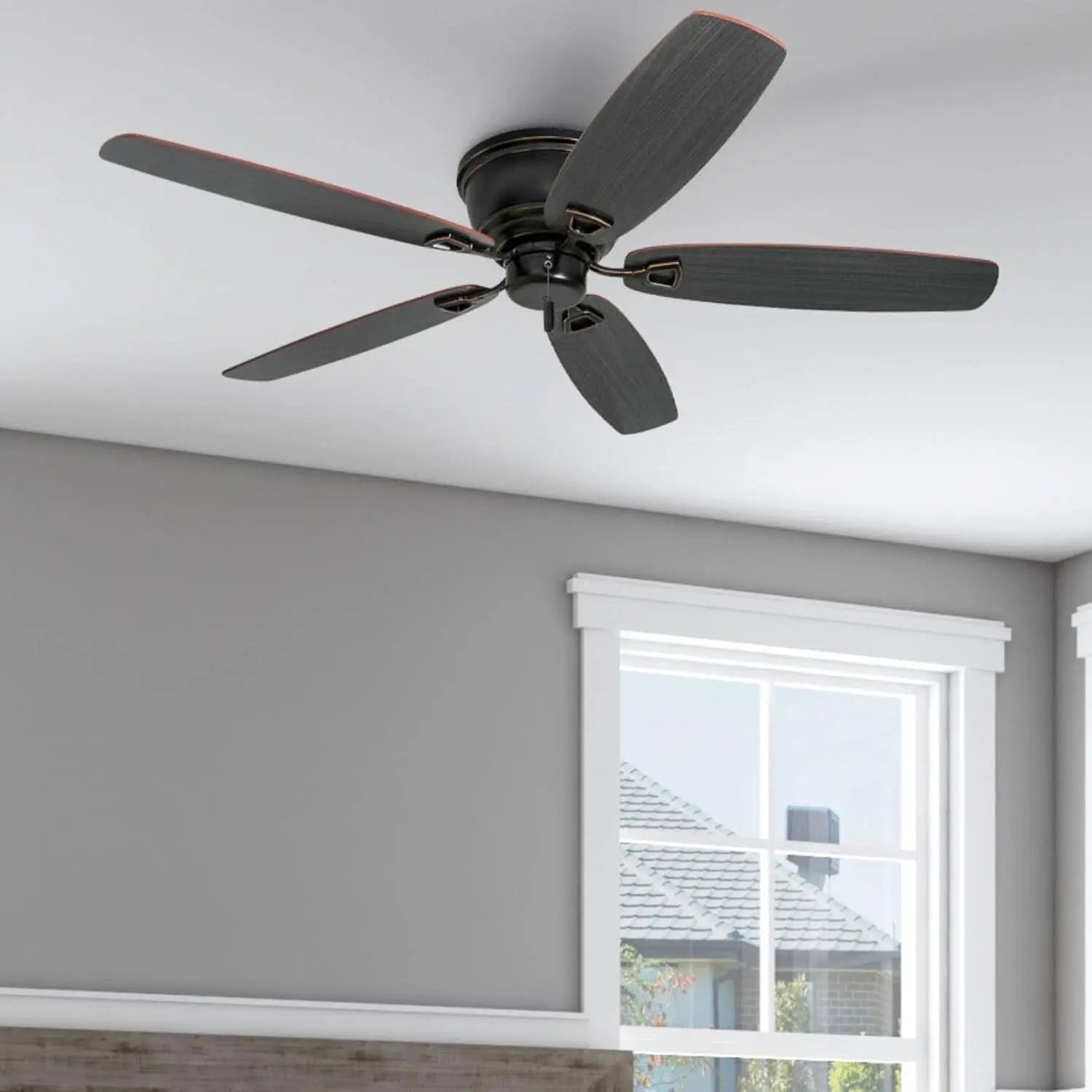 Oil Rubbed Bronze 52 Inch Ceiling Fan Reversible Motor from PriceLows™