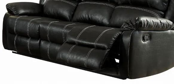 Zuriel Recliner Sofa | Synthetic Upholstery | Smooth Reclining Mechanism | Tight Back Support