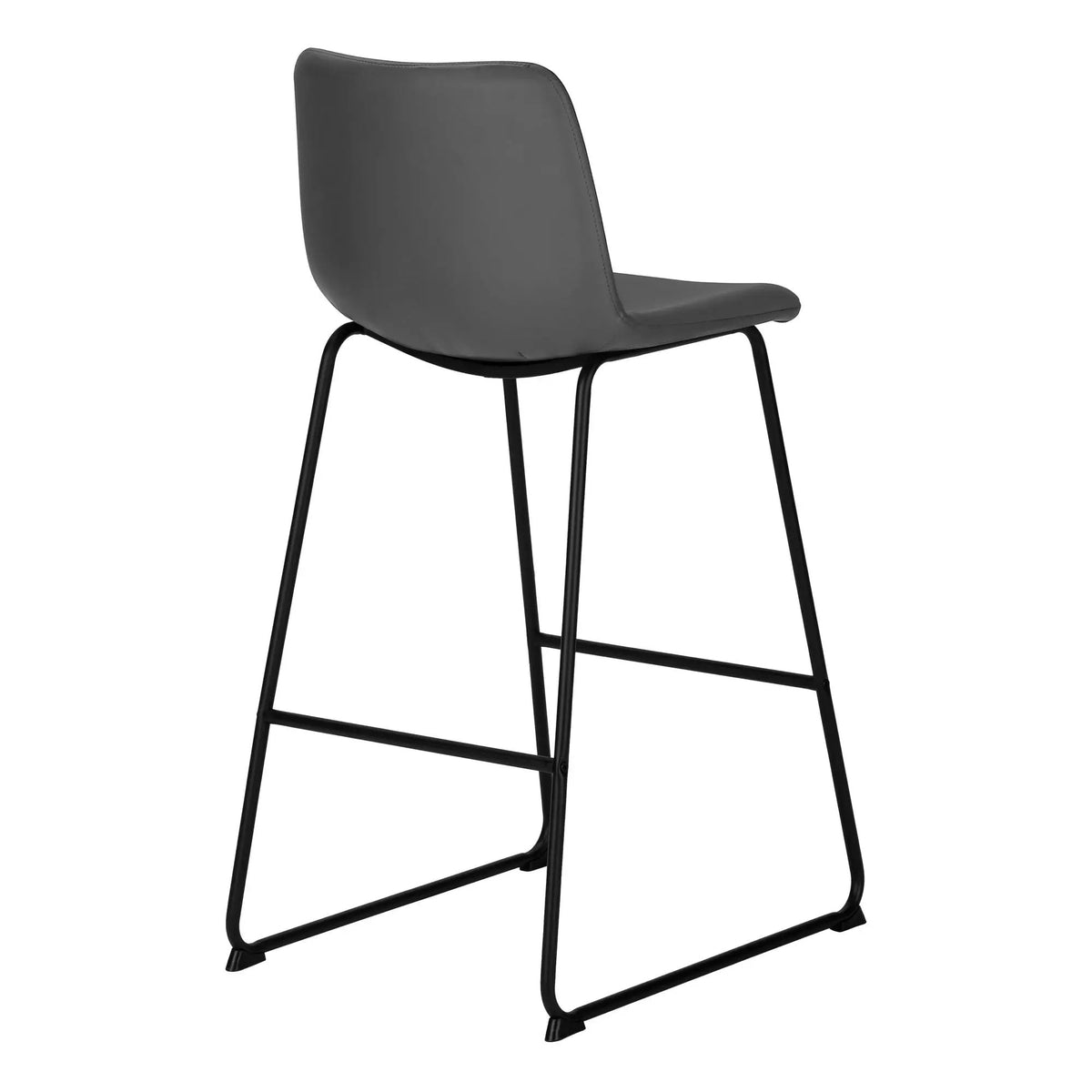 Bar Height Office Chair | Standing Desk Chair | Slim Metal Frame | Contemporary Design
