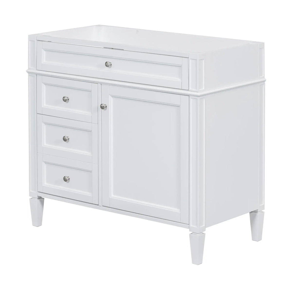 Bathroom Vanity | 3 Drawers | Blue Finish | Tip Out