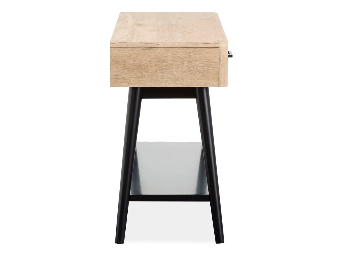 Fletcher Rectangular End Table | Driftwood Finish | Paper Veneer | Relaxed Modern Style