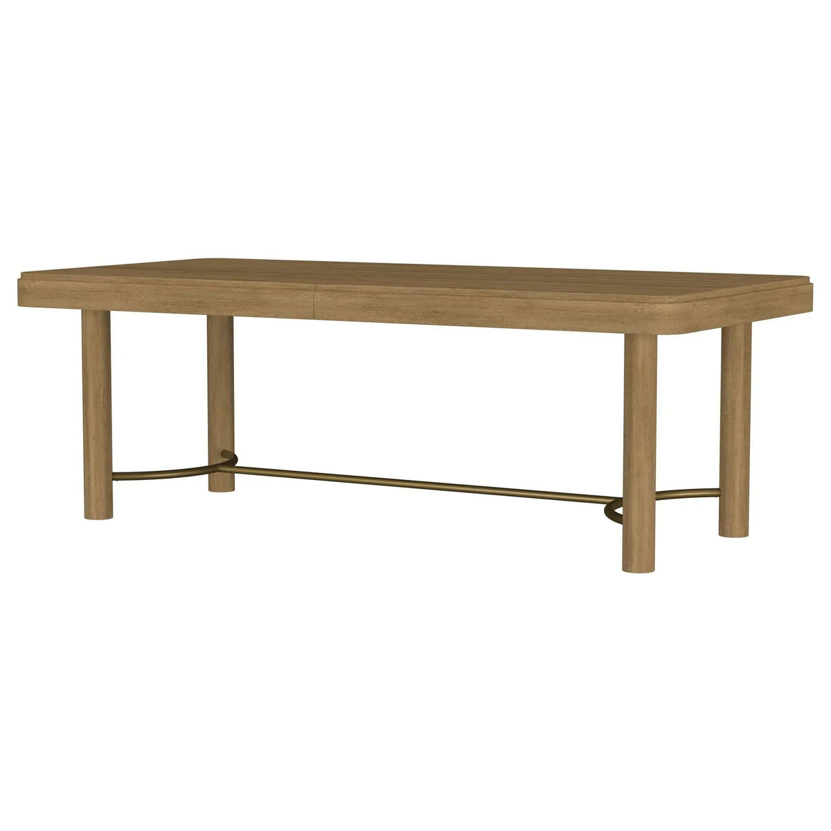 Arini 104-inch Extension Leaf Dining Table Sand Wash | 86 x 42 x 30 in | Rubberwood & Veneer | Dining Room