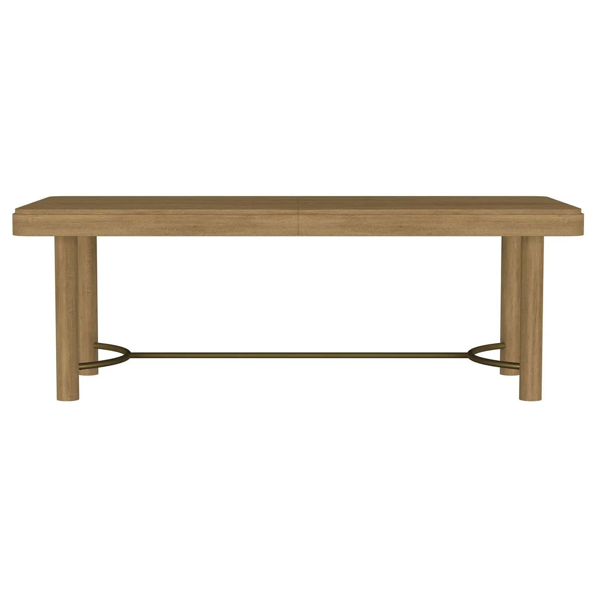Arini 104-inch Extension Leaf Dining Table Sand Wash | 86 x 42 x 30 in | Rubberwood & Veneer | Dining Room