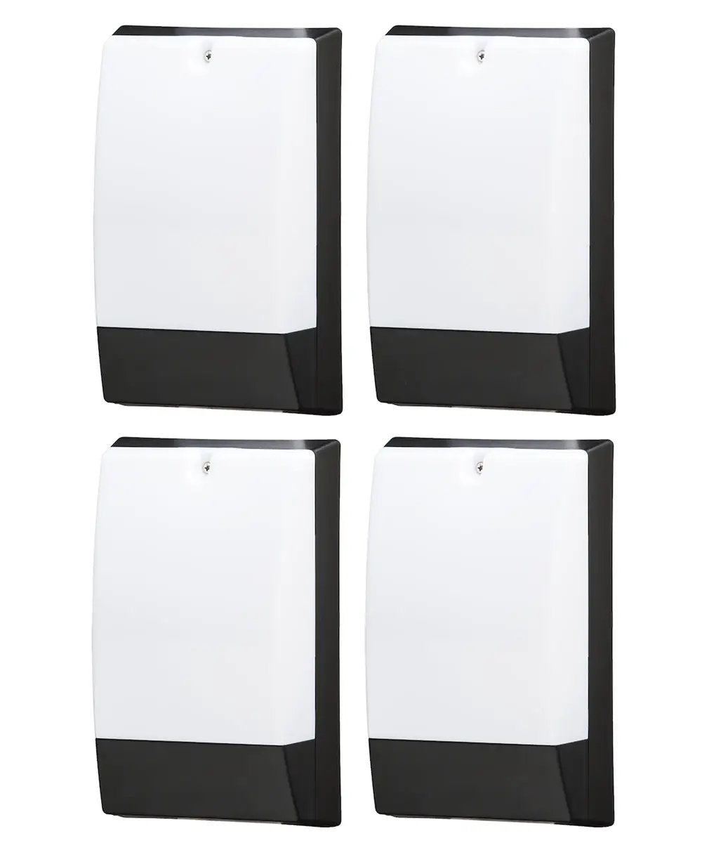 Outdoor Led Wall Pack | Dusk To Dawn Sensor | Low Profile | Black